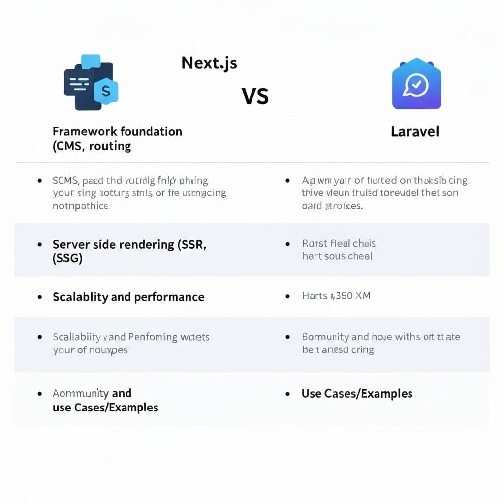 Next.js vs Laravel: Mana yang Tepat untuk Bisnis Anda?