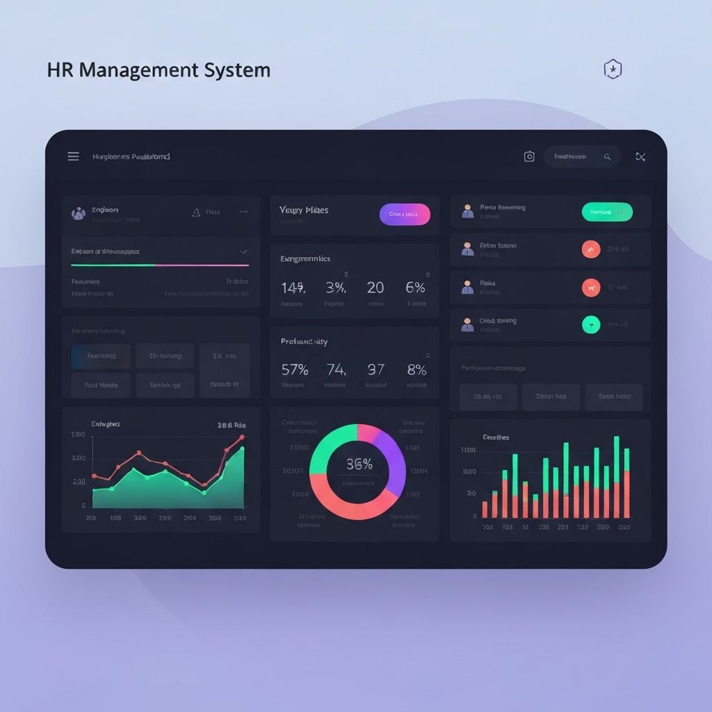 HR Management dashboard preview