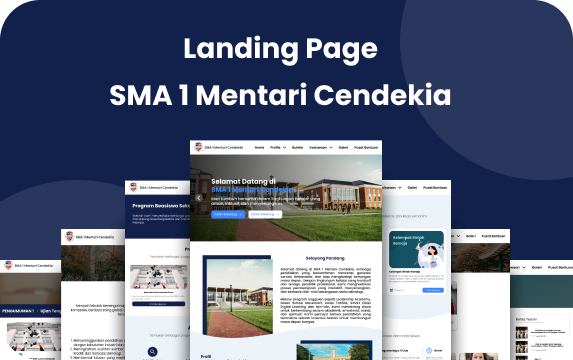 Landing Page SMA 1 Mentari
